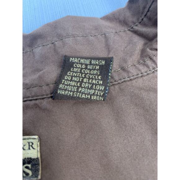 R&R Outdoors Hunting Shirt‎ Men Large Brown Padded Shoulder Short Sleeve - Picture 9 of 15